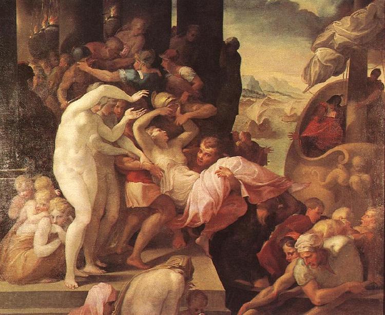 Francesco Primaticcio The Rape of Helene Germany oil painting art